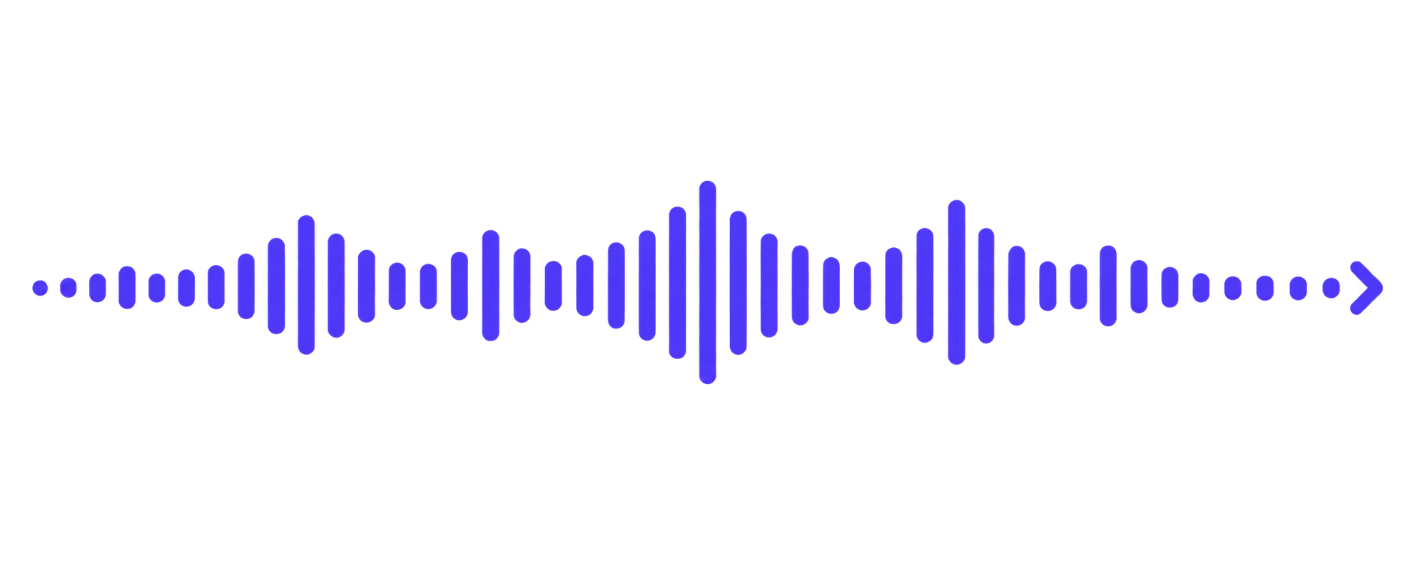 Audio waveform flowing from the raw clip to the caption